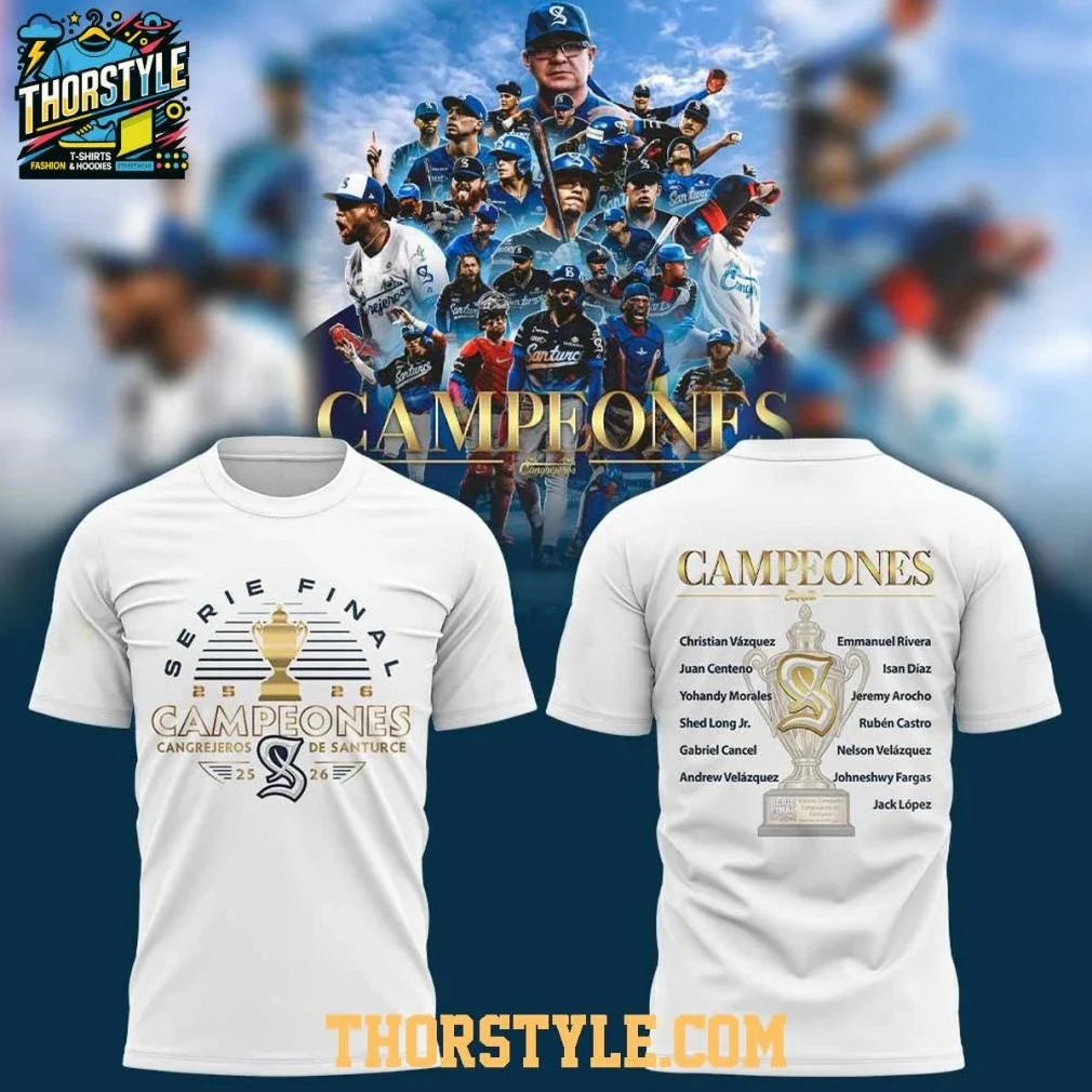 Cangrejeros de Santurce Puerto Rico Roberto Clemente 2025-2026 Shirt