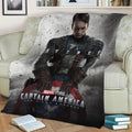 Captain America The First Avenger Fleece Throw Blanket