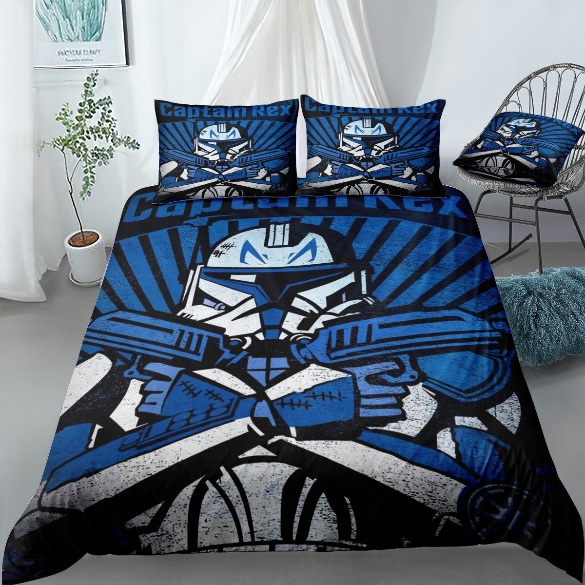 Captain Rex Bedding Set (Duvet Cover & Pillow Shams)