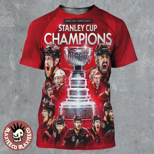 Carolina Hurricanes 2026 NHL Stanley Cup Champions All Over Print Shirt