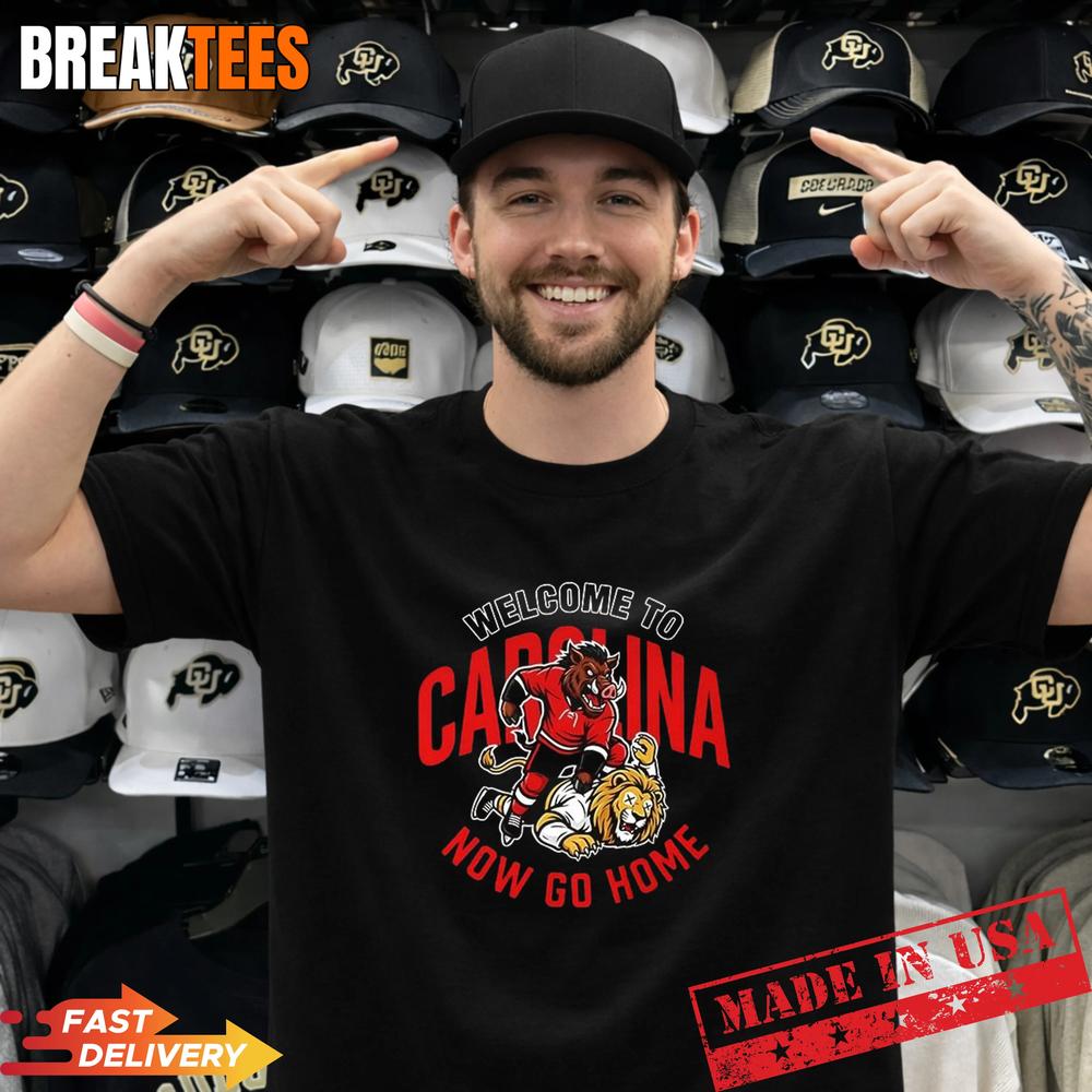 Carolina Hurricanes welcome to Carolina now go home mascot T-Shirt