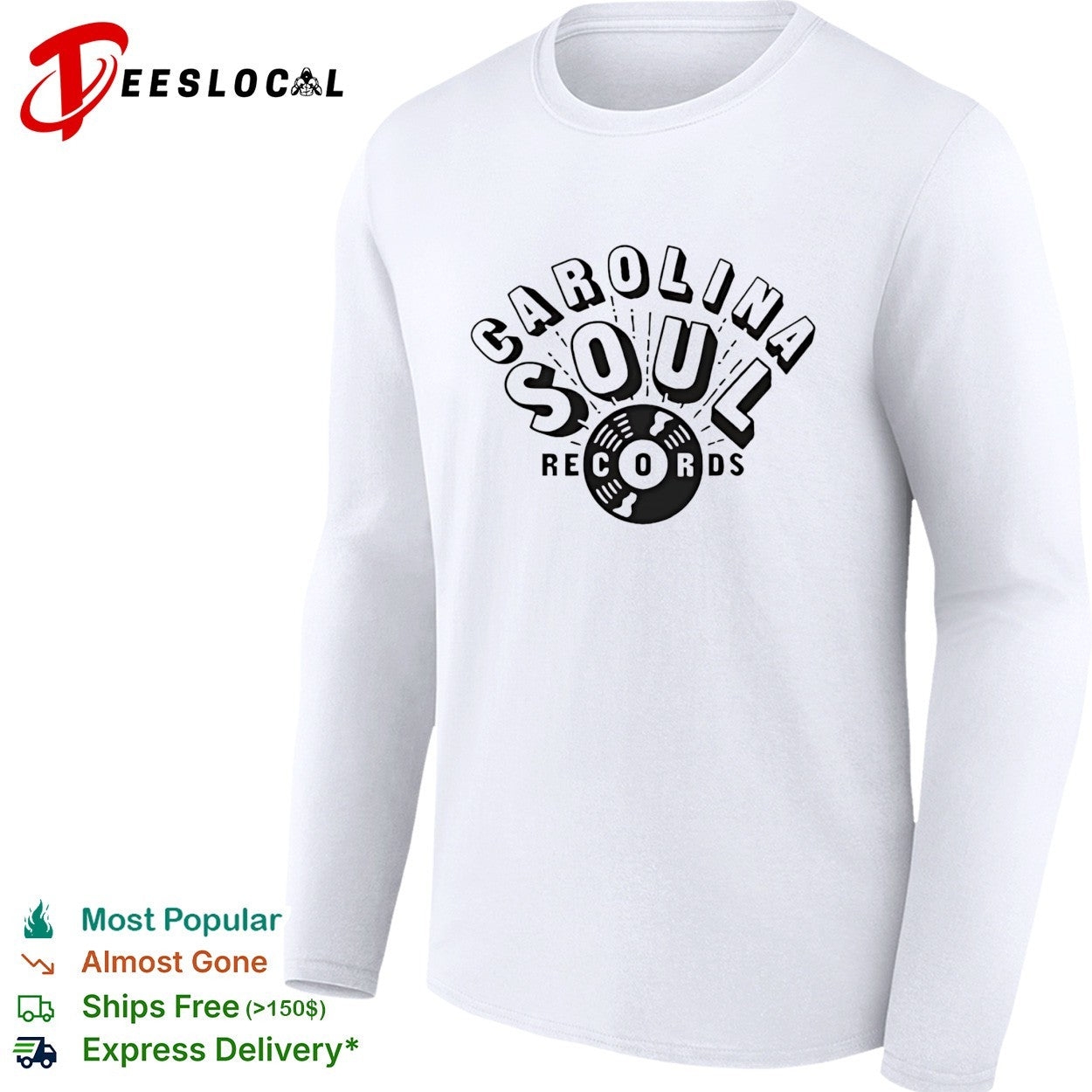 Carolina Soul Records The Runarounds Charlie Cooper shirt
