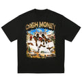 Cash Money Vintage Rap Streetwear Hip Hop Band 90S Y2K Y2K Music Fan Short Sleeve Shirt Classic Cotton Fabric Menswear T-Shirts