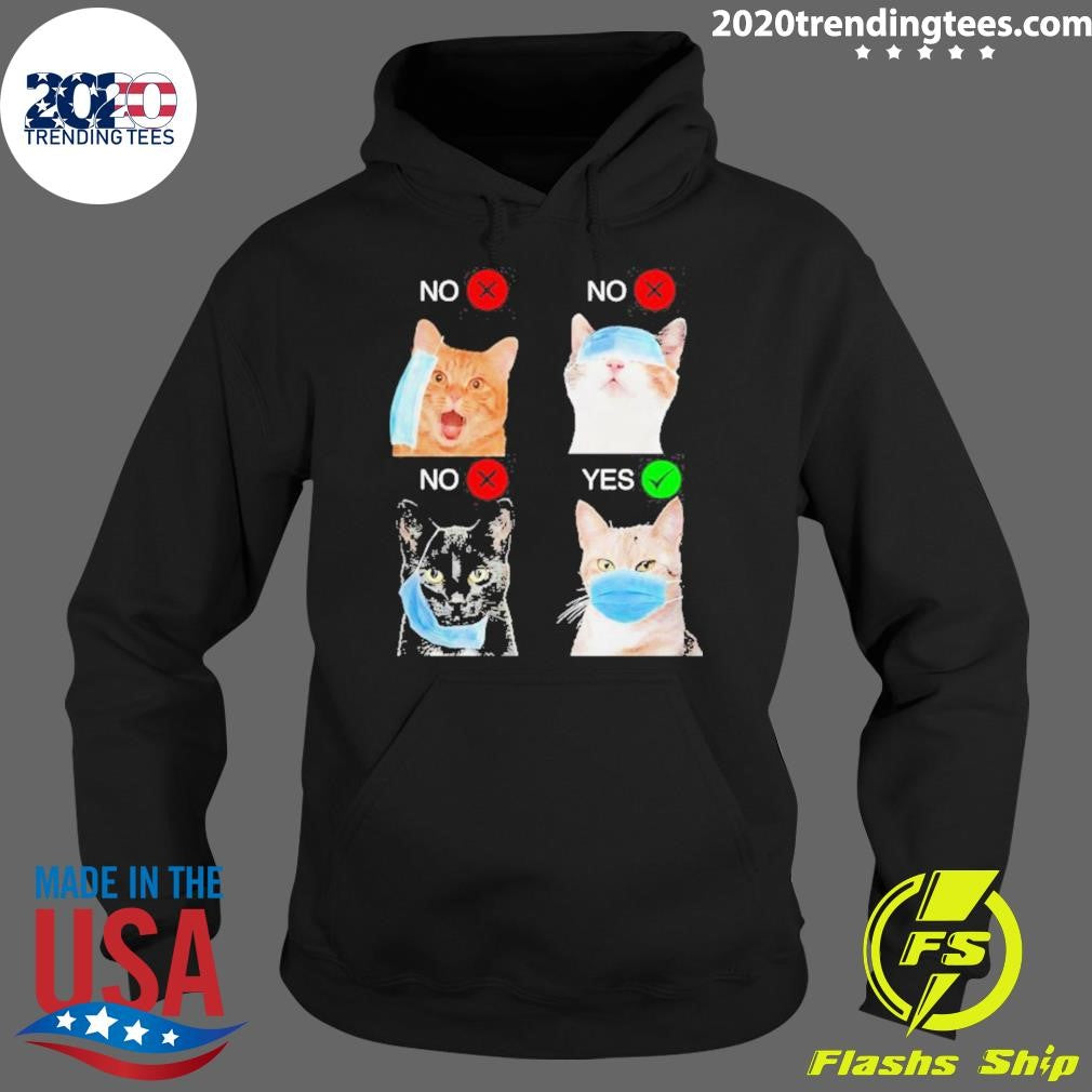 Cat Right Way To Wear Mask Shirt