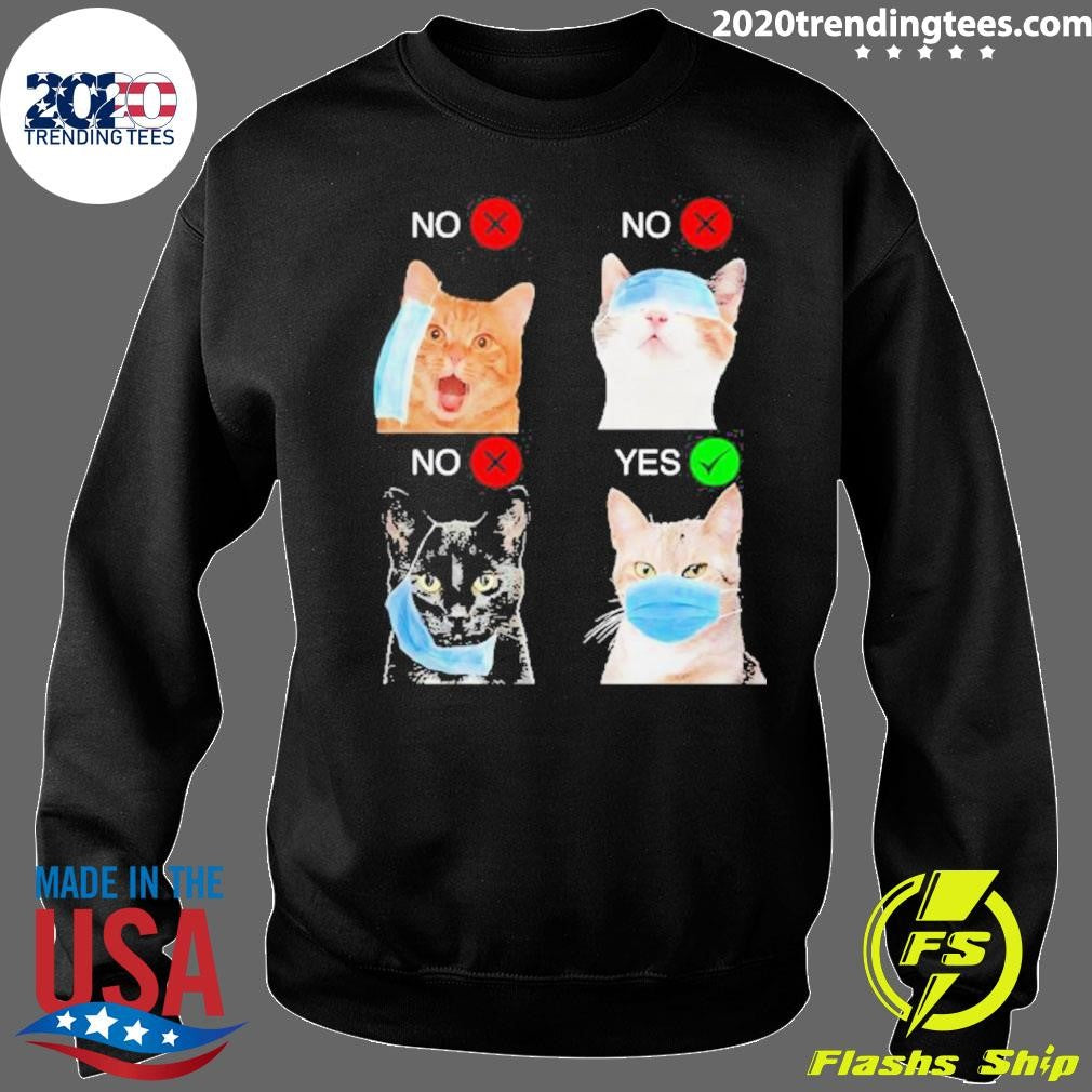 Cat Right Way To Wear Mask Shirt