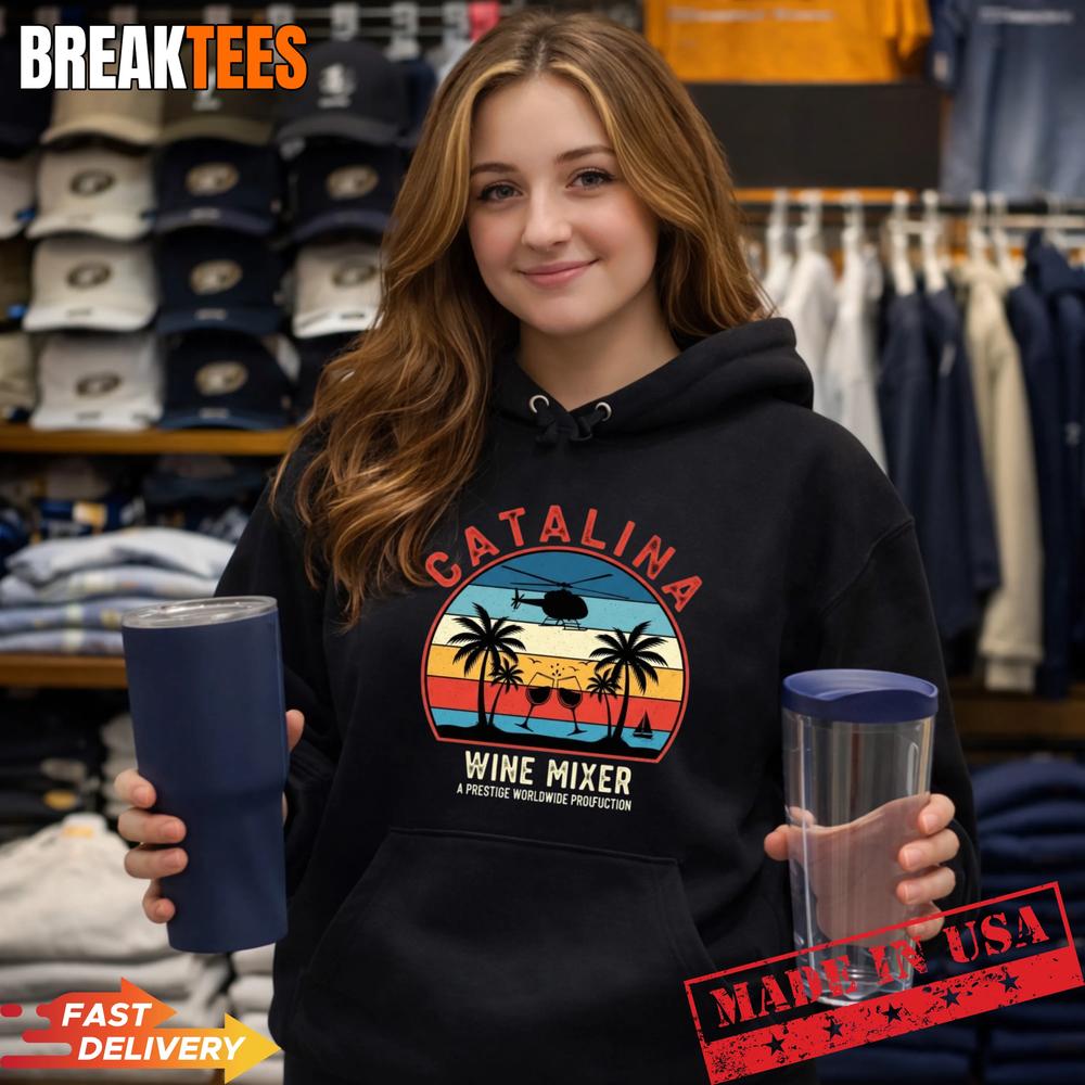 Catalina Wine Mixer Retro T-Shirt