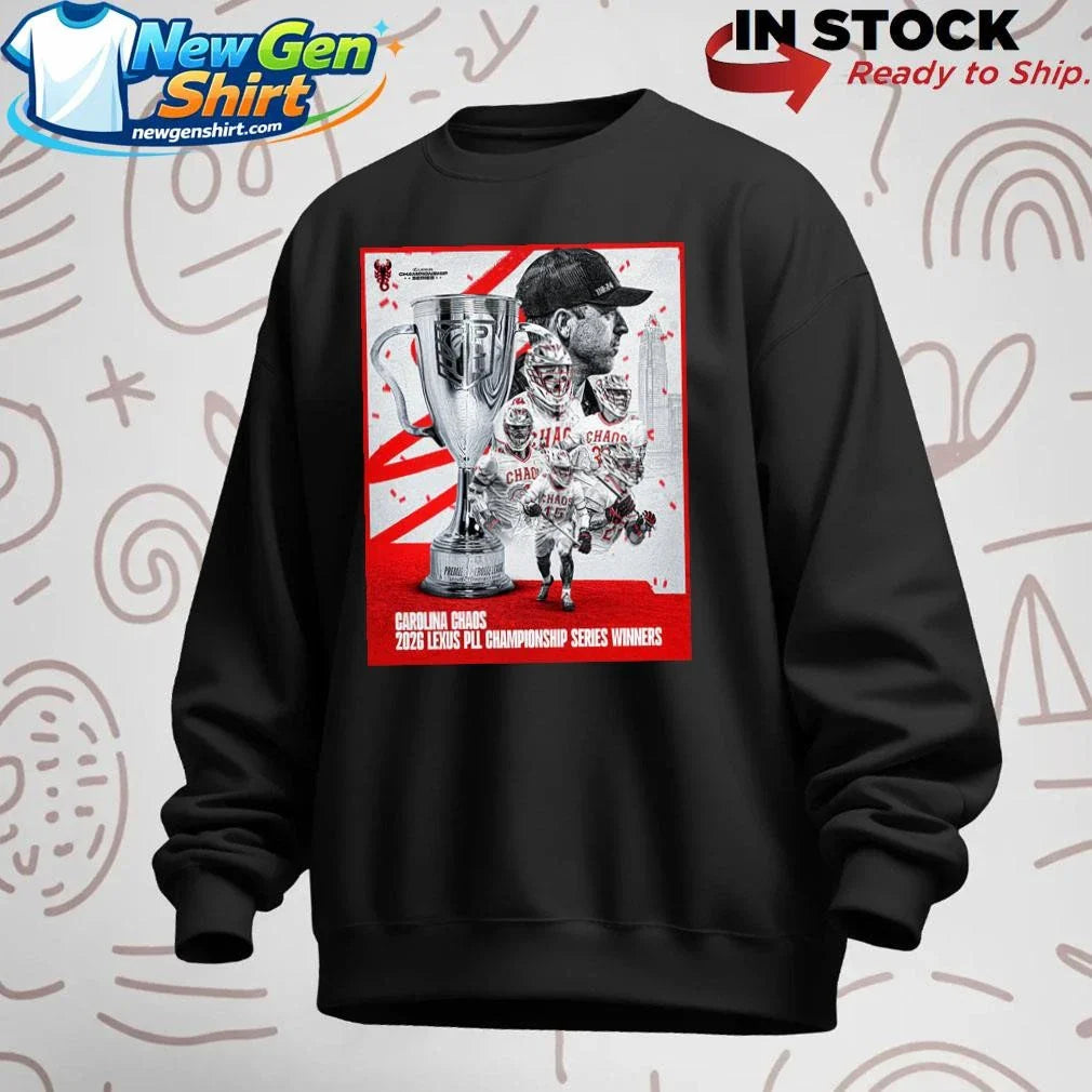 Celebrates Carolina Chaos Champions Lexus PLL Championship 2026 Series Shirt