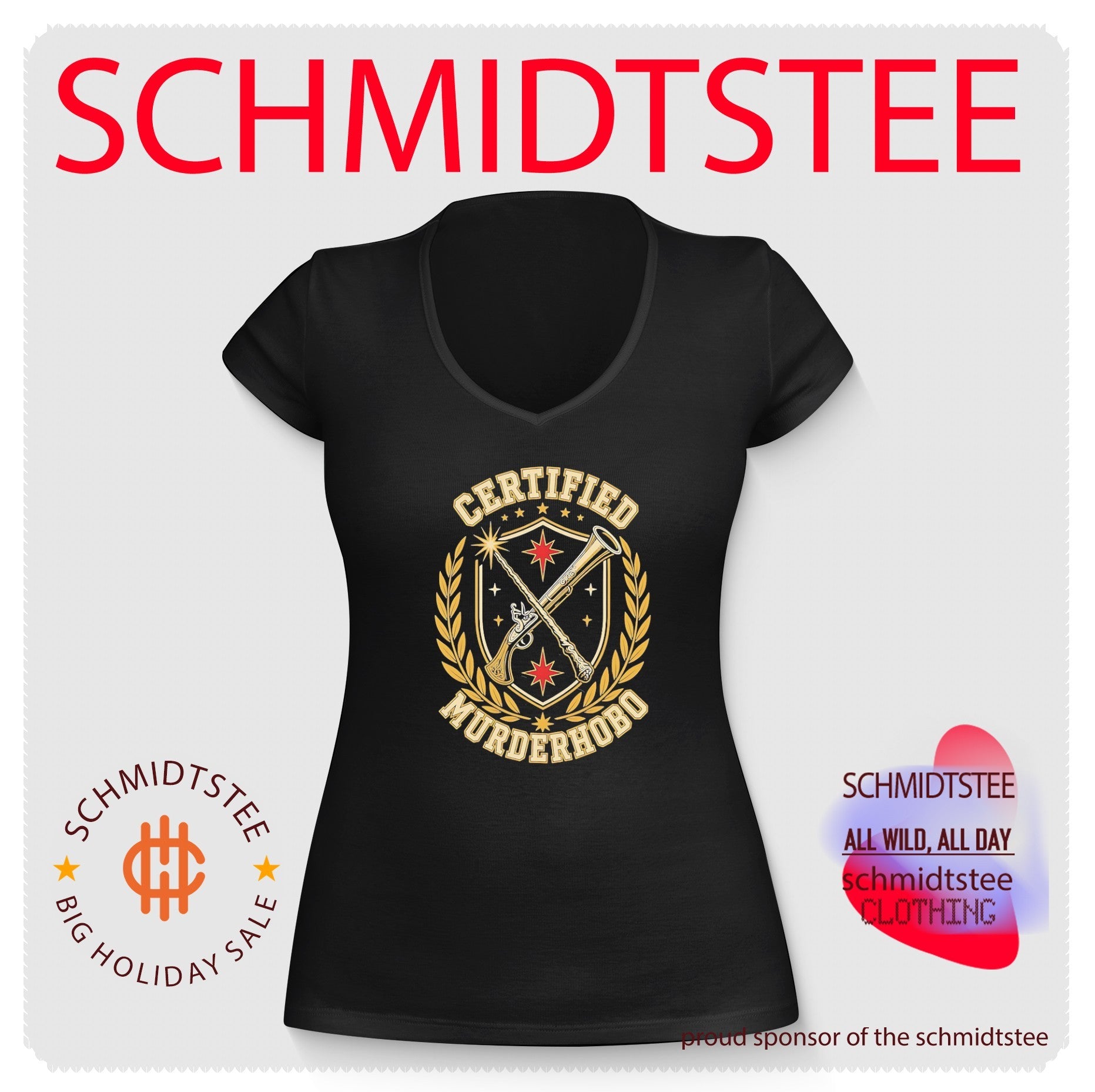 Certified Murderhobo Dungeons and Dragons shirt