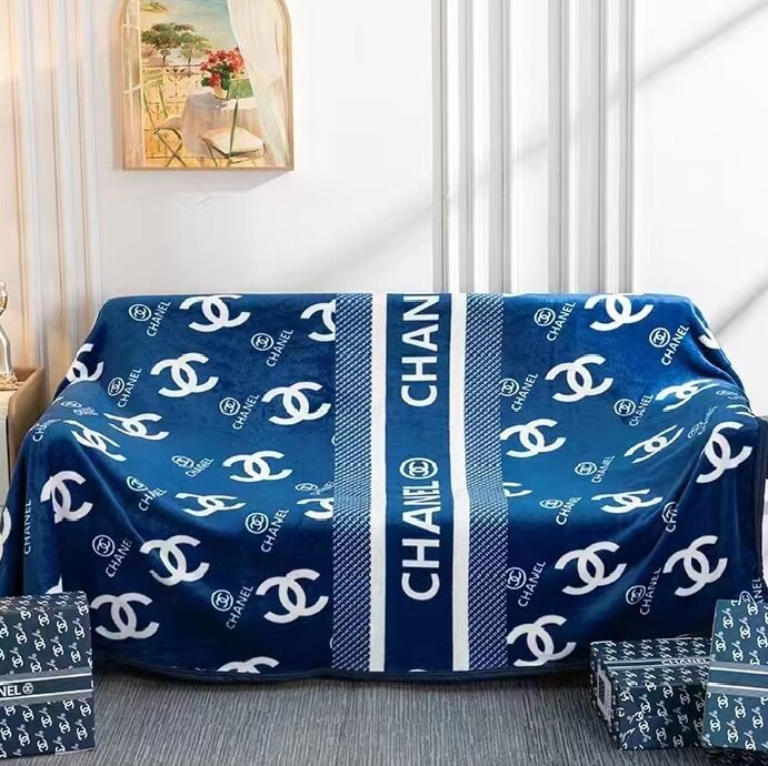 Luxury Blue Blanket Throw 451#
