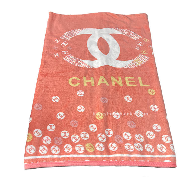 Designer pink throw blanket 919