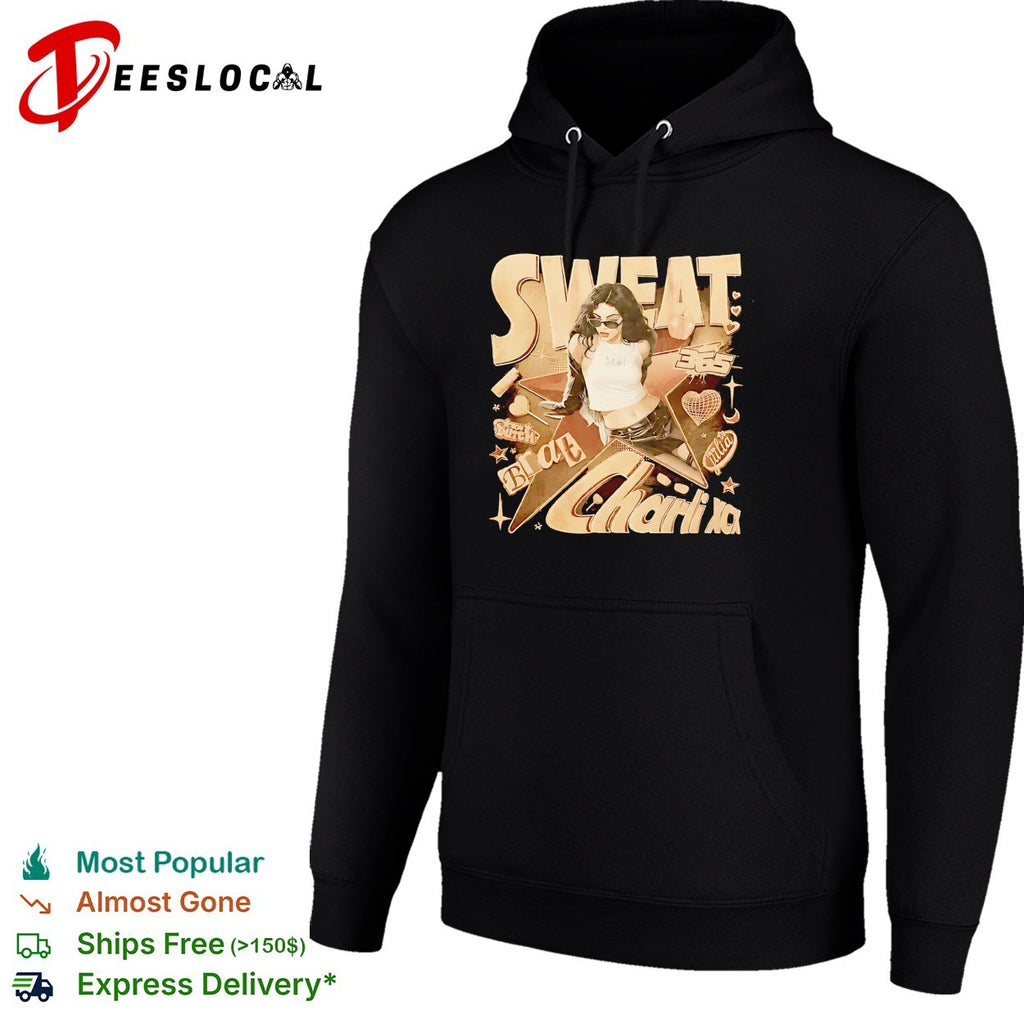Charli XCX Sweat tour portrait collage vintage shirt