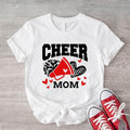 Cheer Mom Shirt Cheerleader Sport Team Support Mama Cheerleading Coach Mother T-Shirts