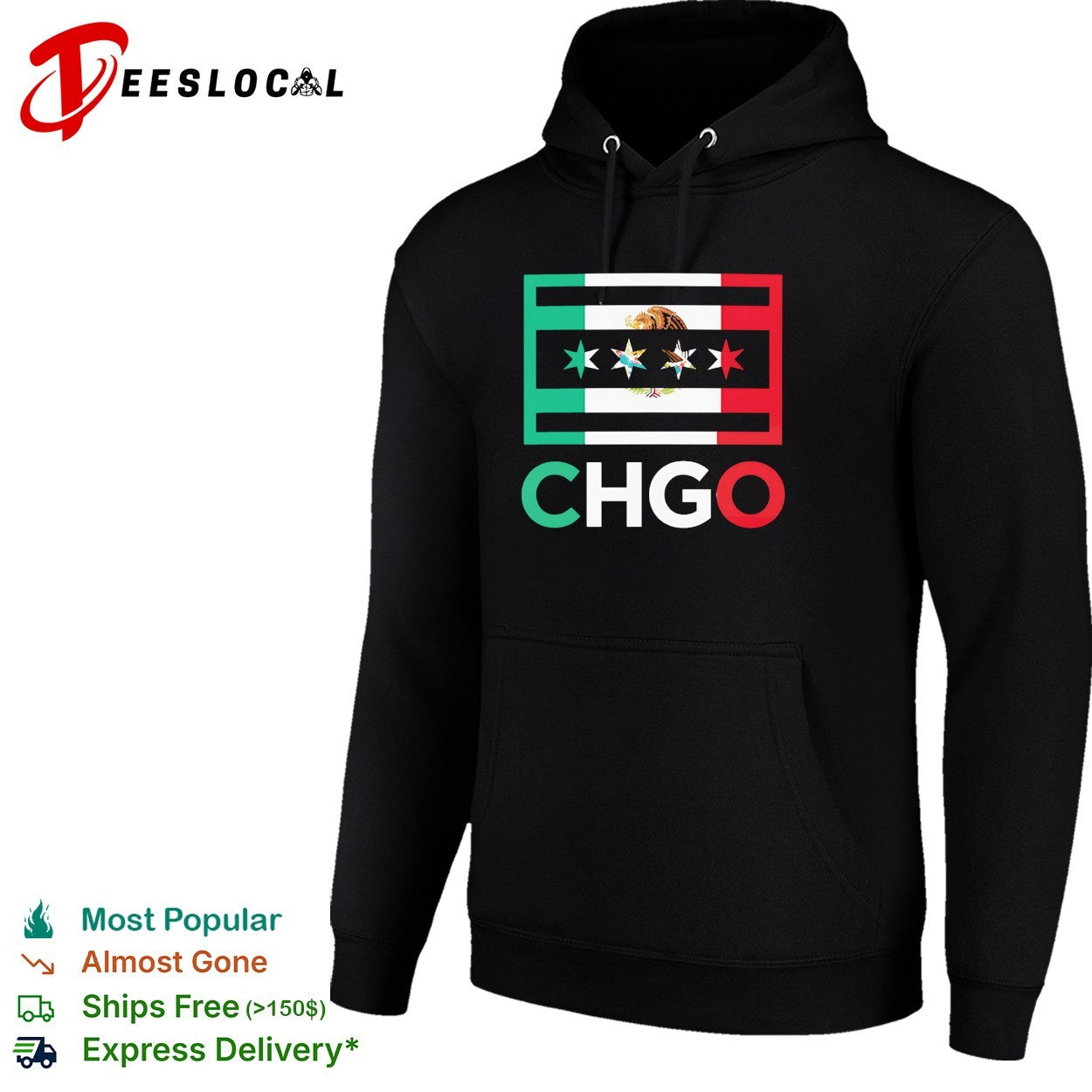 Chicago Bears Mexico CHGO flag mashup heritage pride shirt