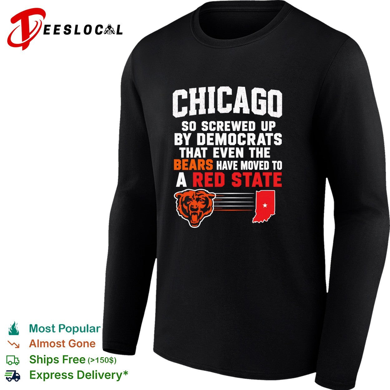 Chicago Bears So Screwed up by Democrats That even the Bears have Moved to a Red State
