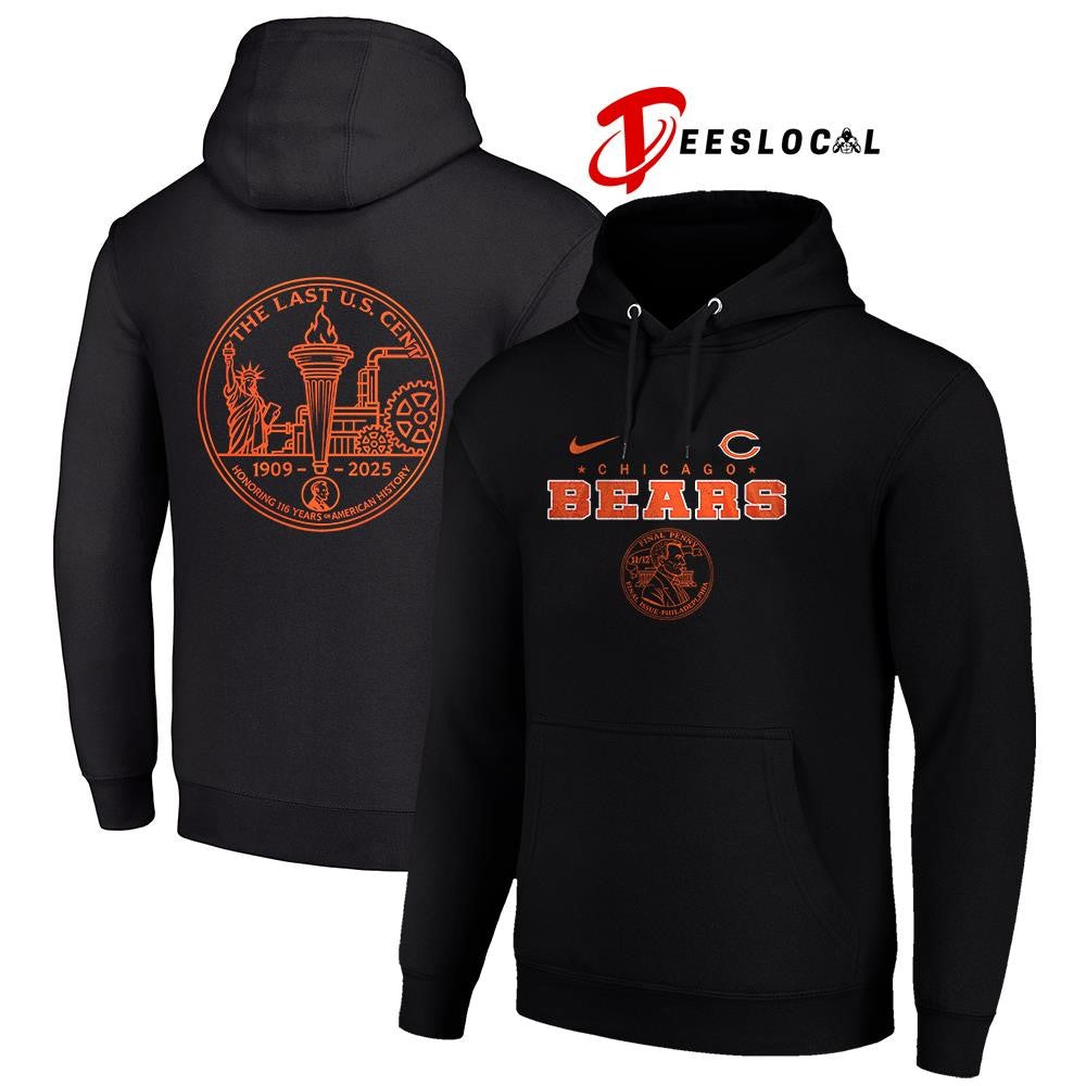 Chicago Bears the last US cent honoring 116 years of America history shirt