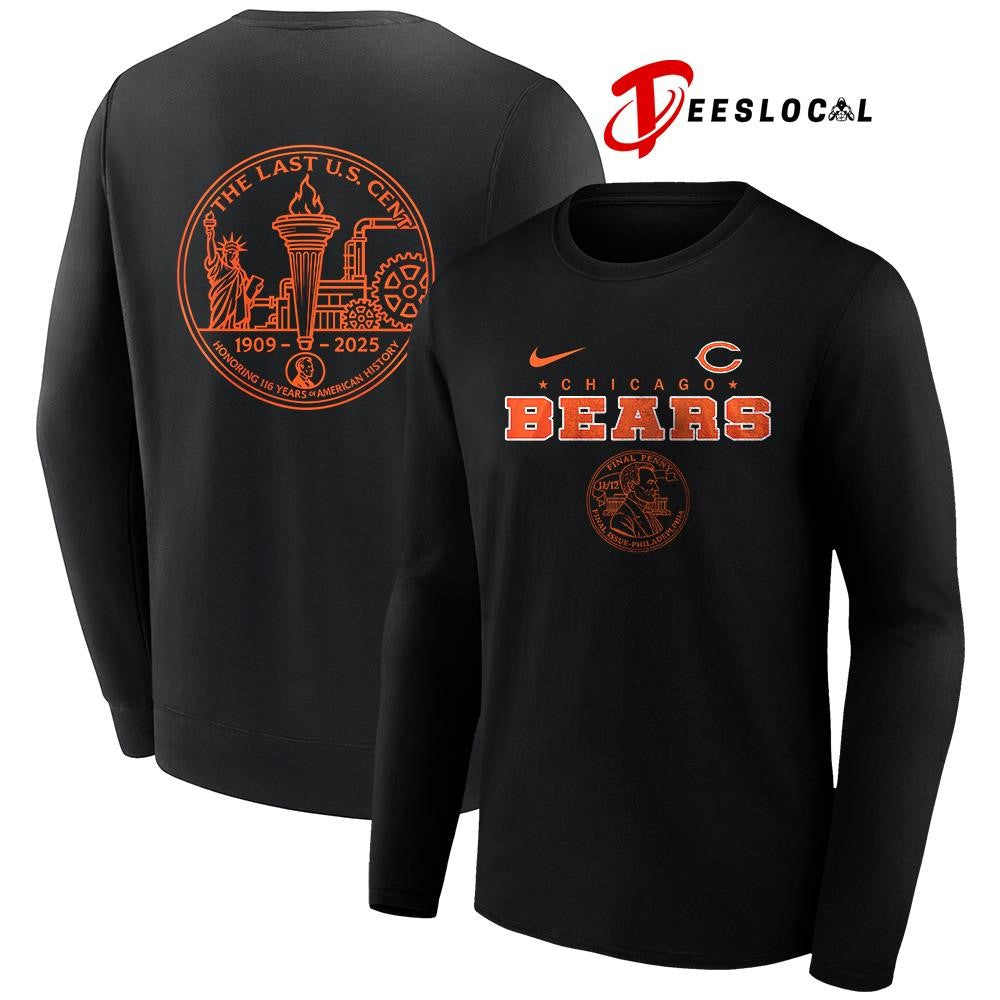 Chicago Bears the last US cent honoring 116 years of America history shirt