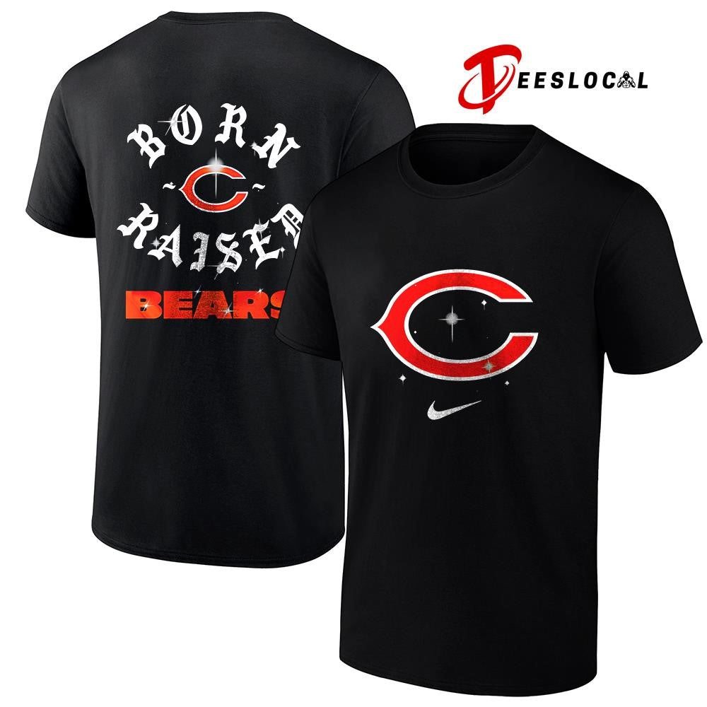 Chicago Bears x Born and Raised logo shirt