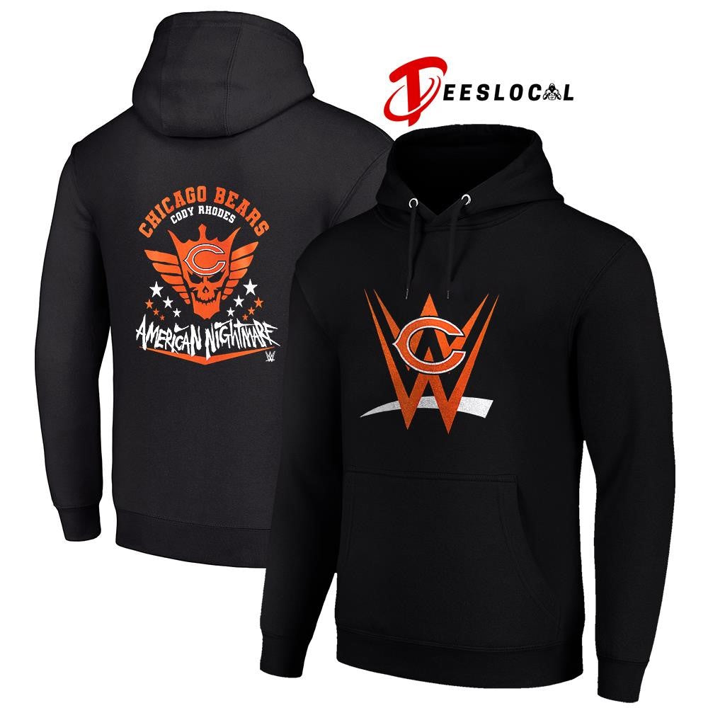 Chicago Bears x Cody Rhones American nightmare logo shirt