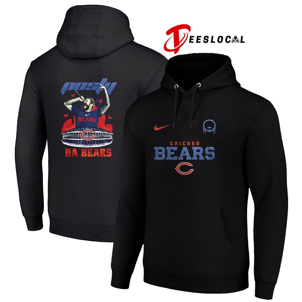 Chicago Bears x Post Malone Posty stadium shirt