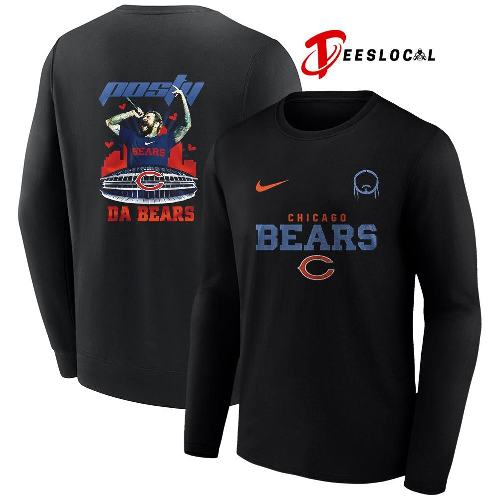 Chicago Bears x Post Malone Posty stadium shirt