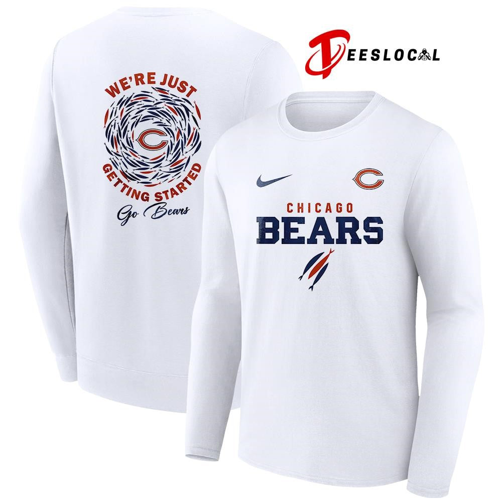 Chicago Bears x The Chosen we’re just getting started logo shirt