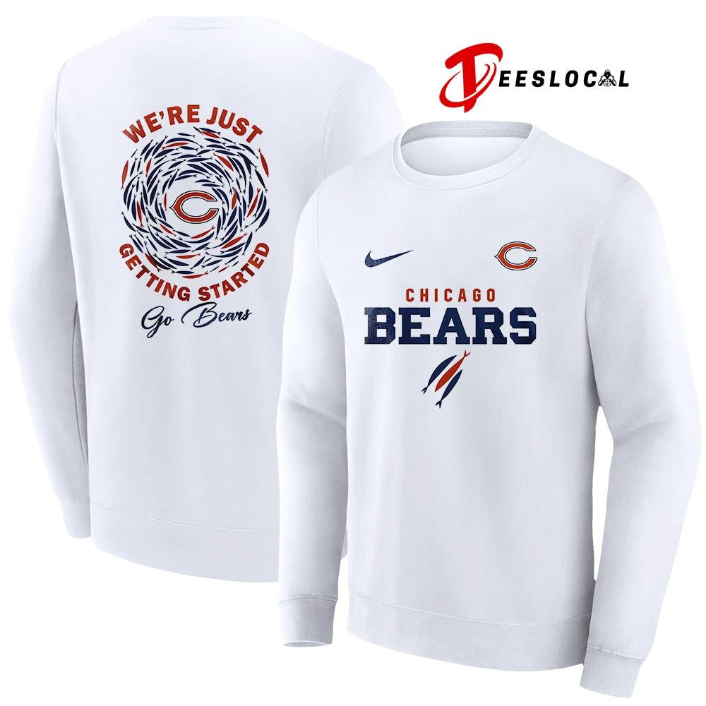 Chicago Bears x The Chosen we’re just getting started logo shirt