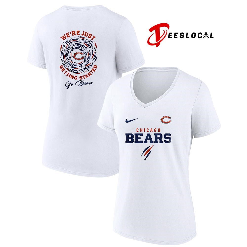 Chicago Bears x The Chosen we’re just getting started logo shirt