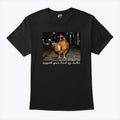 Chicken Drinking Iced Coffee Support Your Local Egg Dealer T Shirt