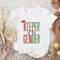 Keeper Gender Shirt Xmas Baby Announcement Matching Gender Reveal Party Team Boy Girl T-Shirts