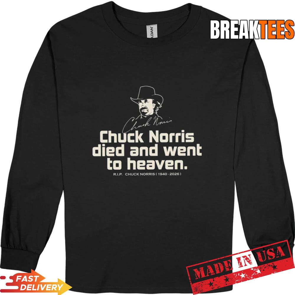 Chuck Norris Died and Went to Heaven T-Shirt