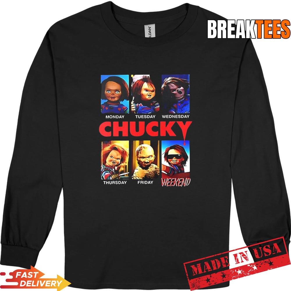 Chucky Days of The Week Moods Shirt