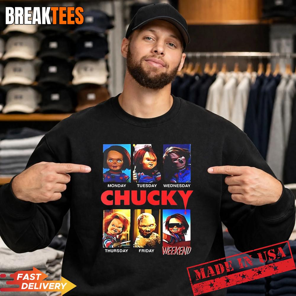 Chucky Days of The Week Moods Shirt