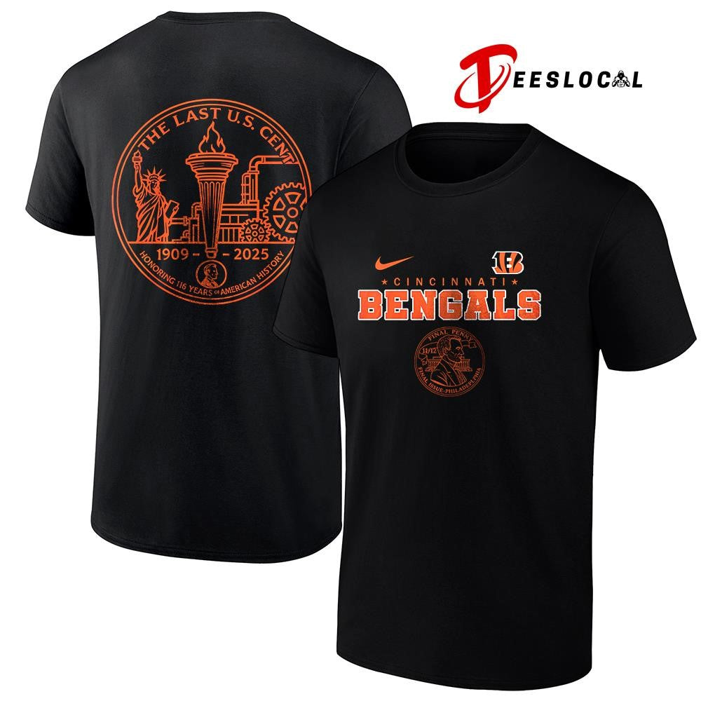 Cincinnati Bengals the last US cent honoring 116 years of America history shirt