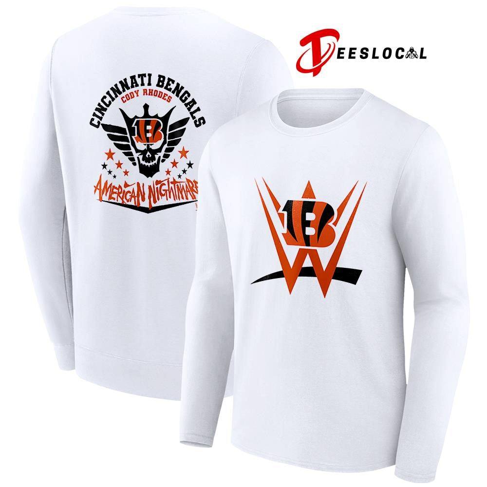 Cincinnati Bengals x Cody Rhones American nightmare logo shirt