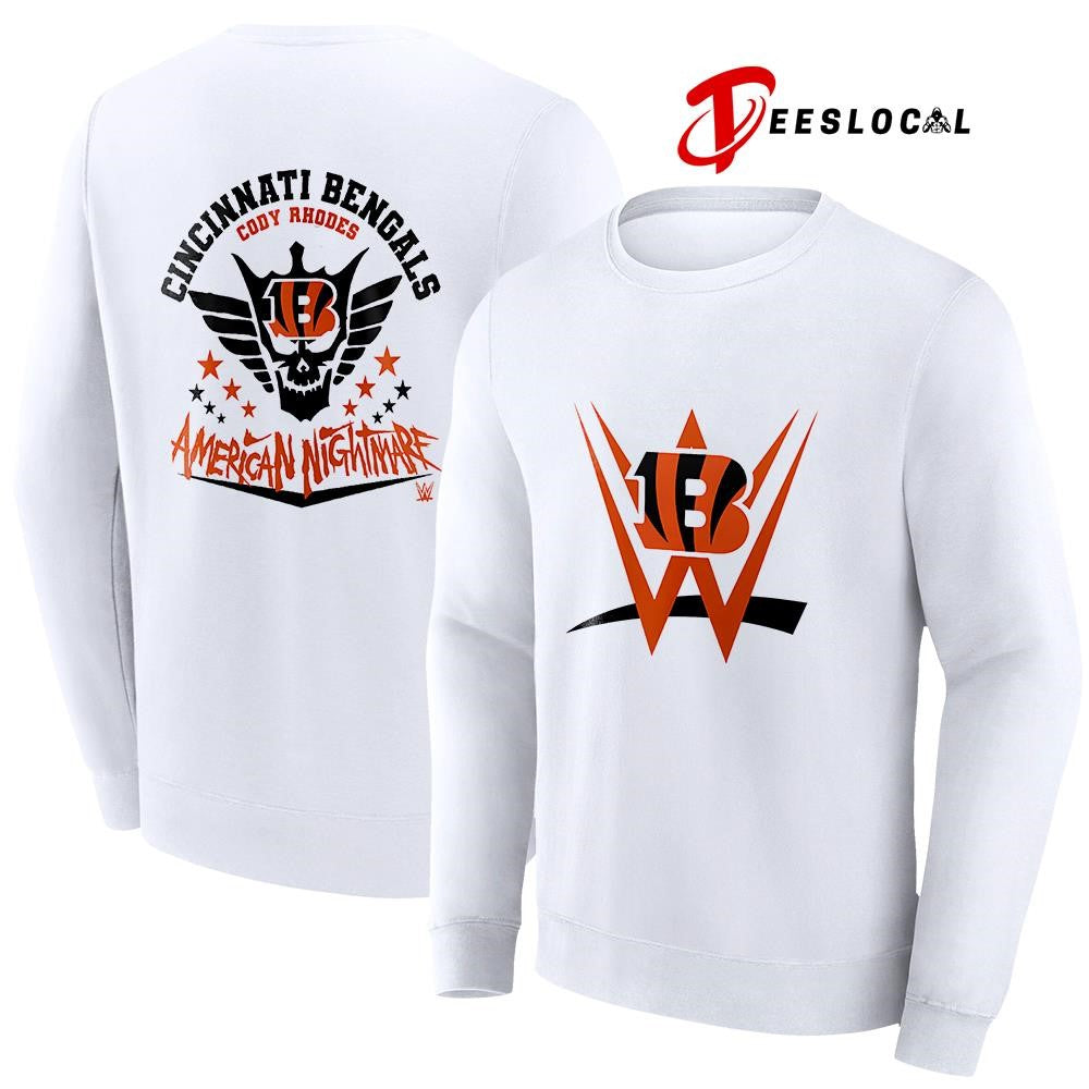 Cincinnati Bengals x Cody Rhones American nightmare logo shirt
