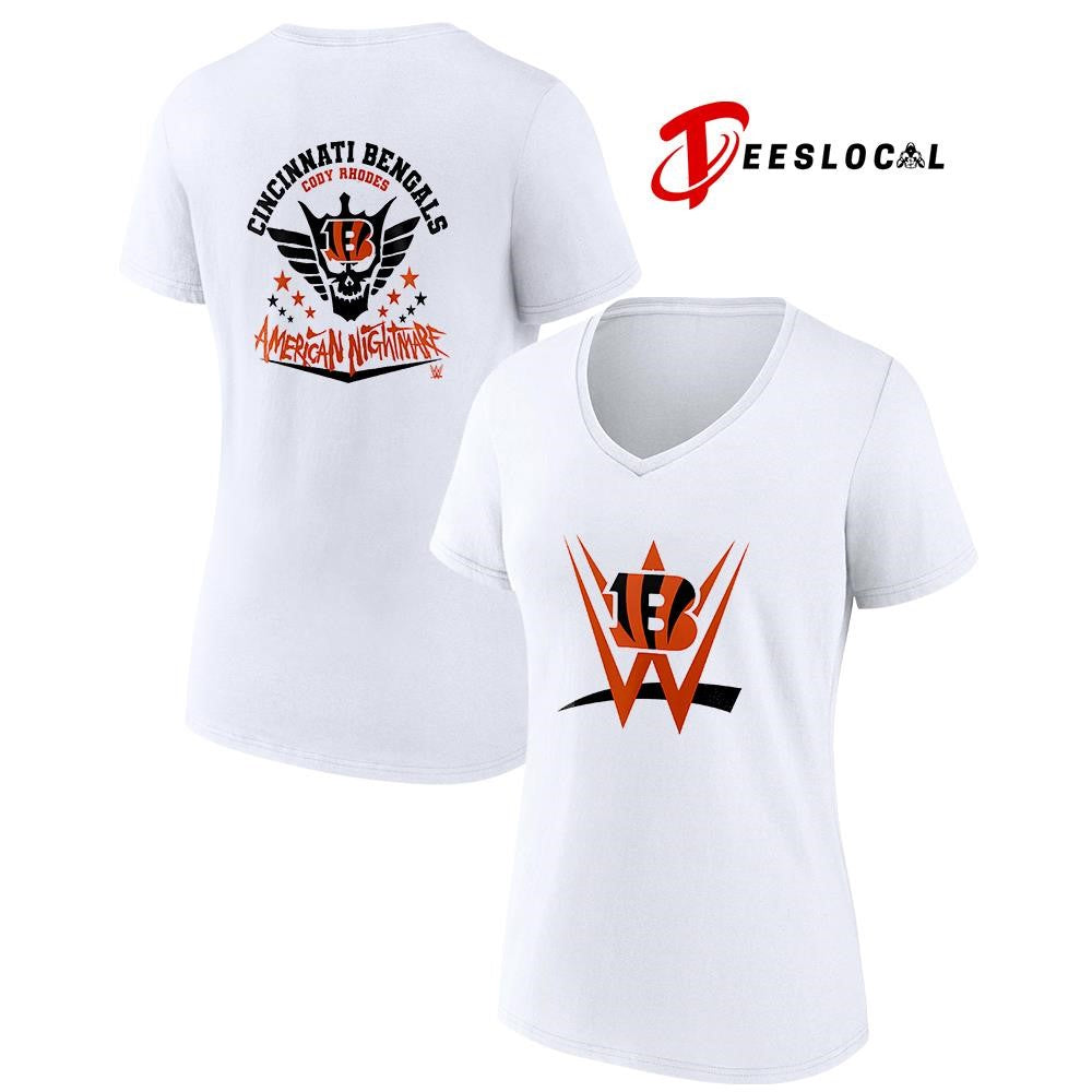 Cincinnati Bengals x Cody Rhones American nightmare logo shirt