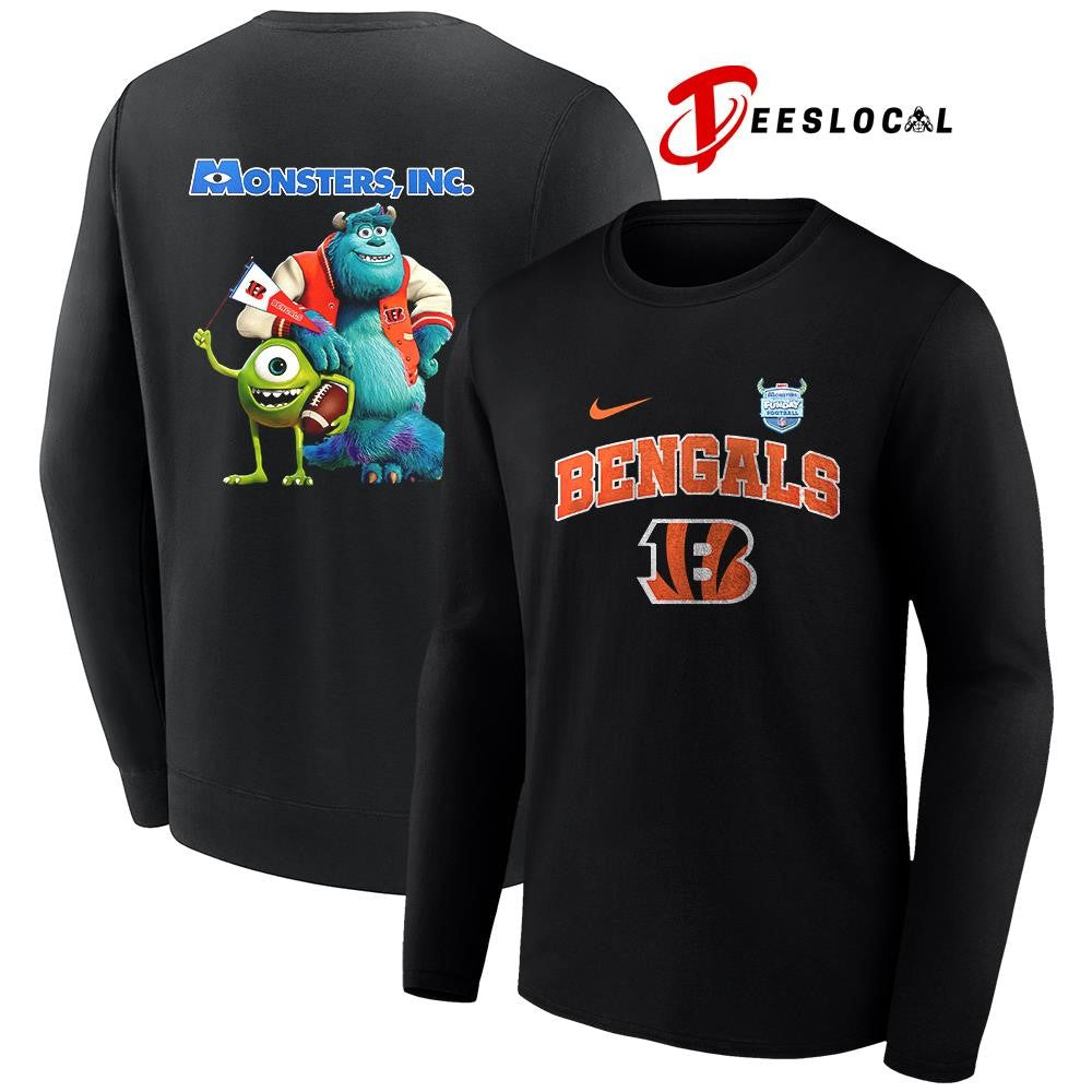 Cincinnati Bengals x Monster Inc Funday cartoon shirt