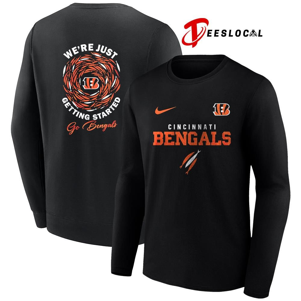 Cincinnati Bengals x The Chosen we’re just getting started logo shirt