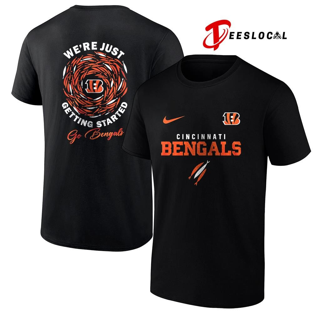 Cincinnati Bengals x The Chosen we’re just getting started logo shirt