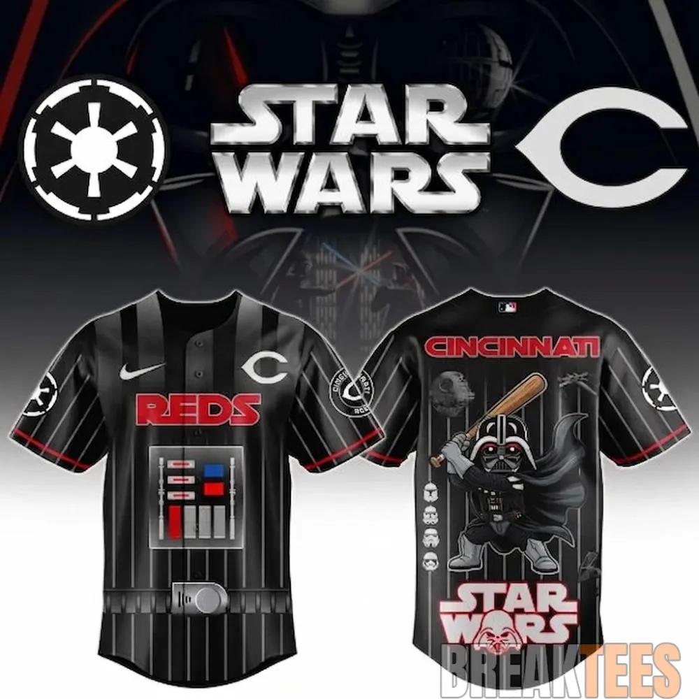 Cincinnati Reds x Star Wars Dark Force Night 2026 Baseball Jersey