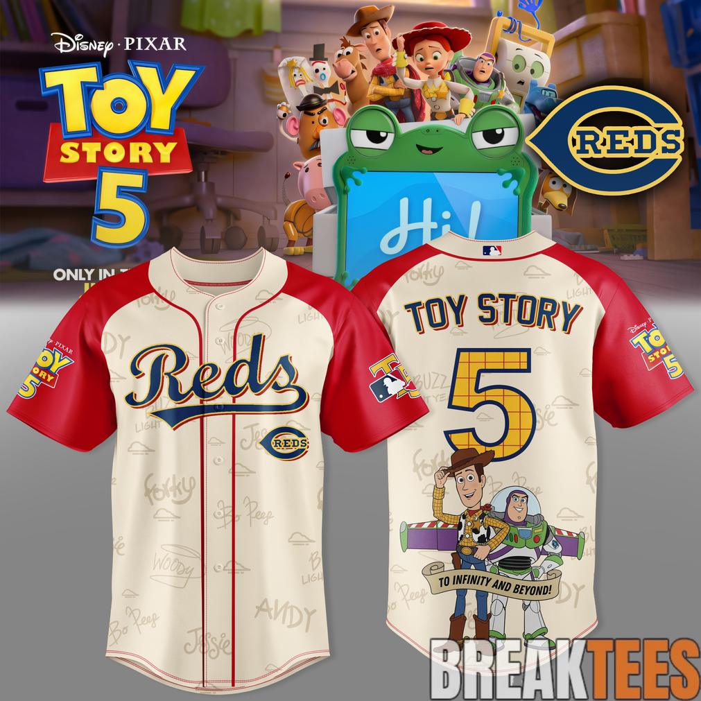 Cincinnati Reds x Toy Story 5 Theme Nights Limited Edition Jersey