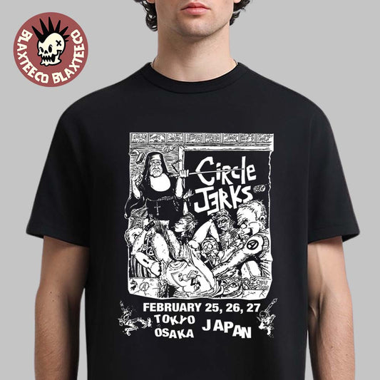 Circle Jerks Japan Tour 2026 Merch Classroom T-Shirt