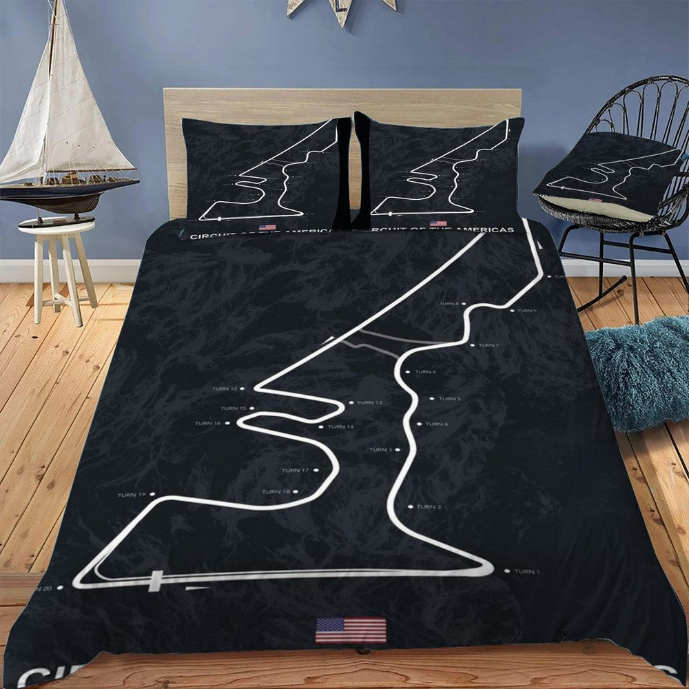 Circuit of the Americas Bedding Set (Duvet Cover & Pillow Shams)