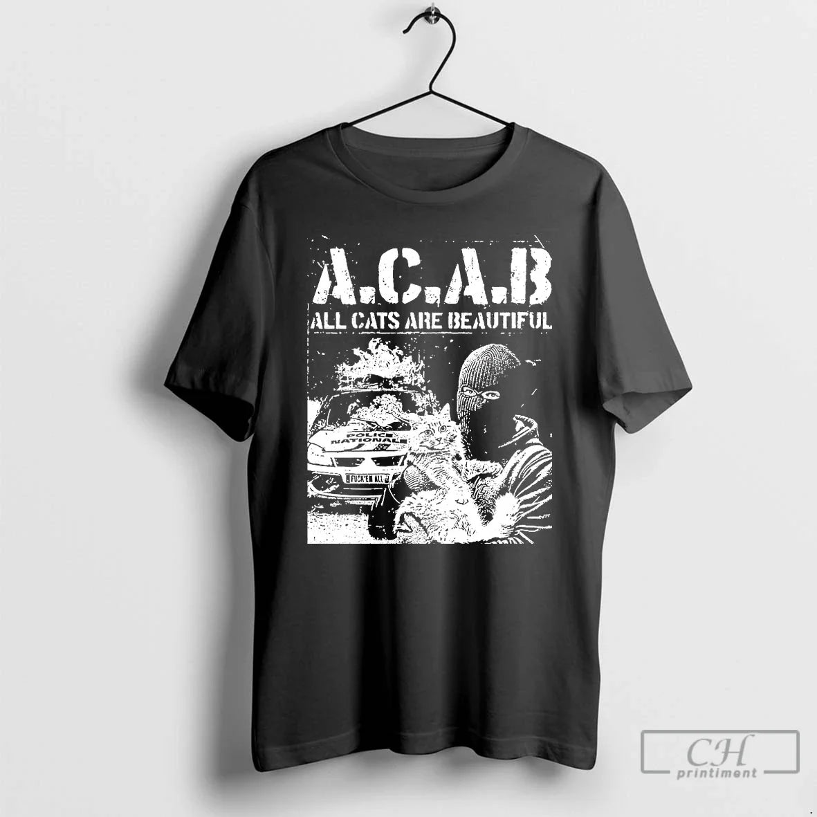 Classic Acab All Cats Are Beautiful T Shirts