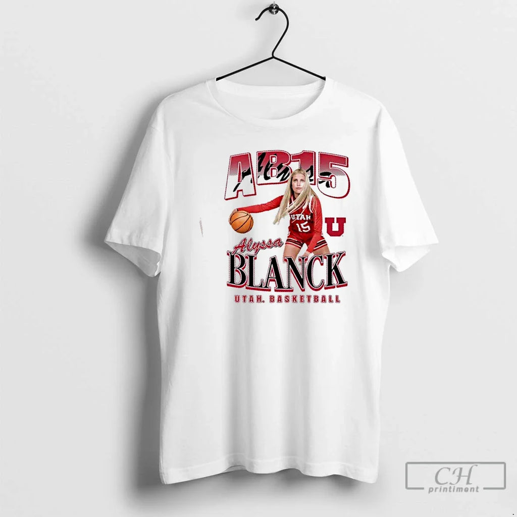 Classic Alyssa Blanck Utah Womens Basketball Graphic T Shirts