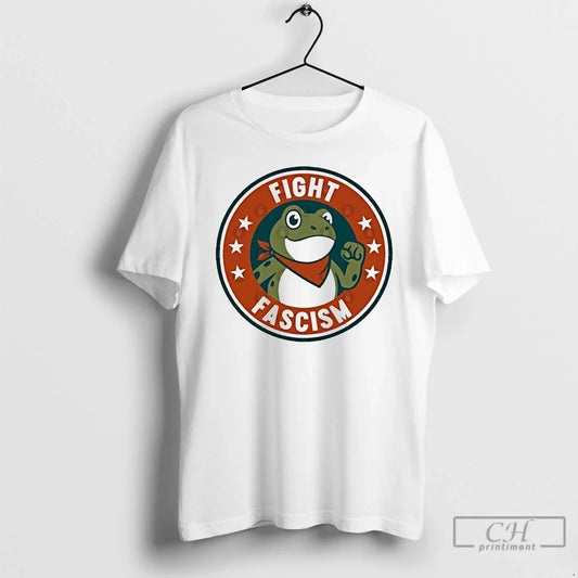 Classic Amphibian Resist Frog Fight Fascism T Shirts
