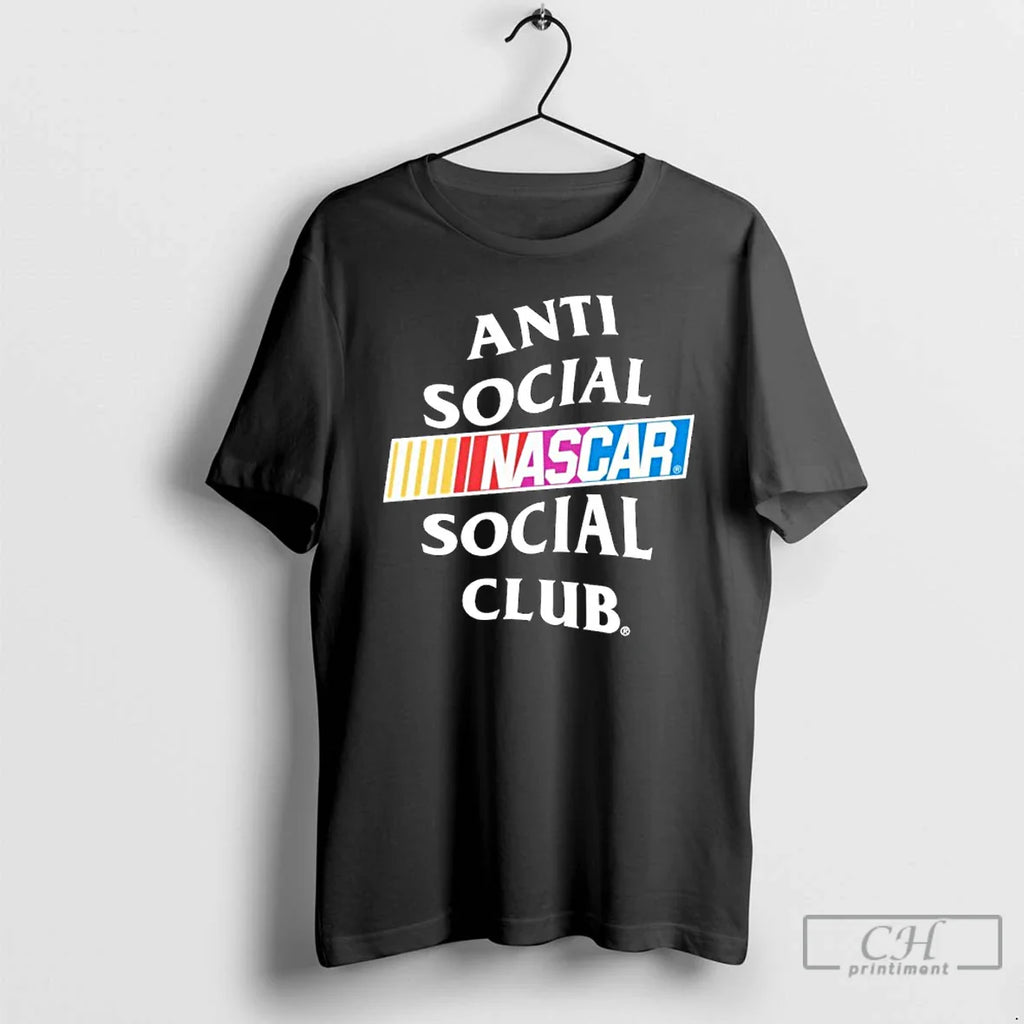 Classic Anti Social Nascar Social Club T Shirts