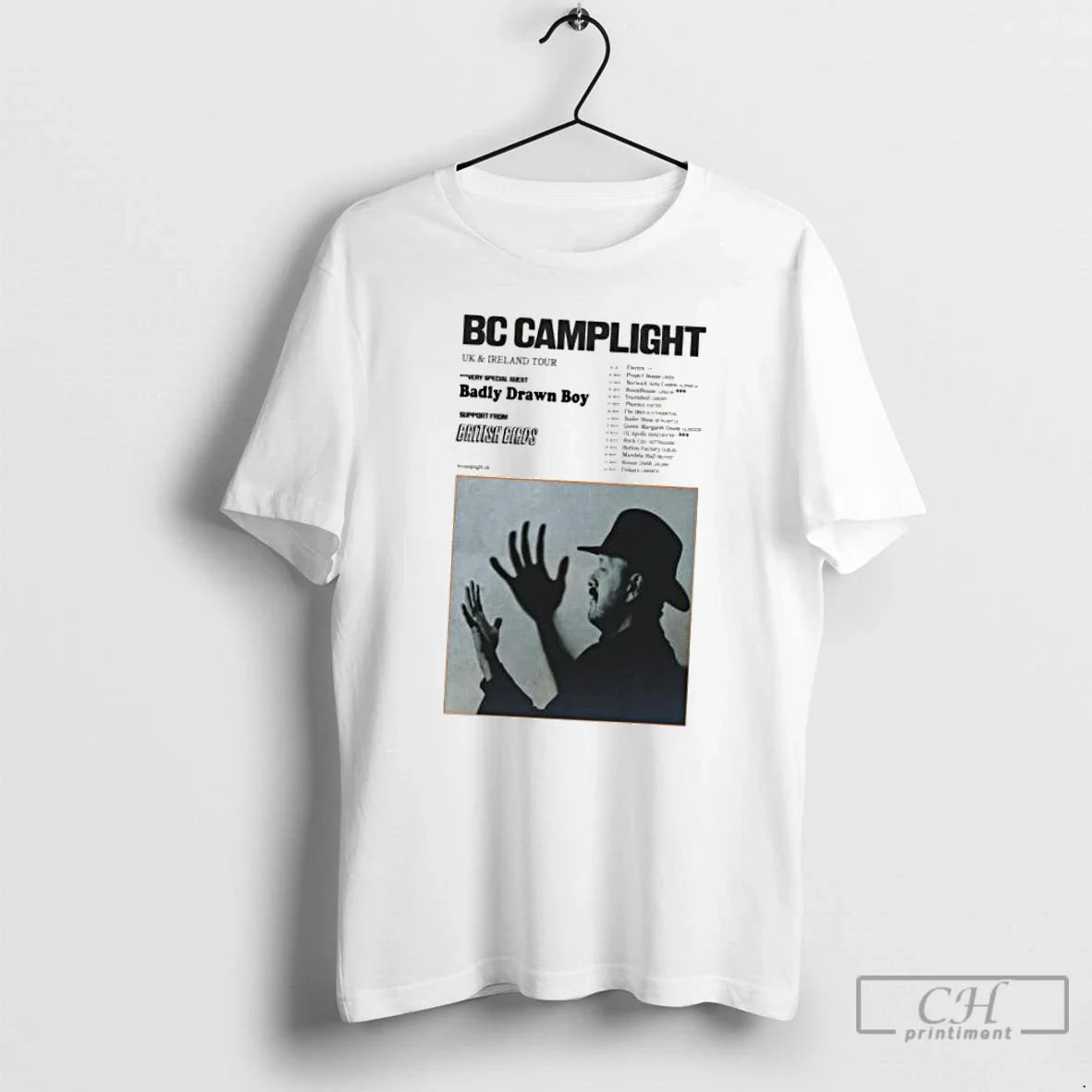Classic Bc Camplight Uk Ireland Tour 2025 T Shirts