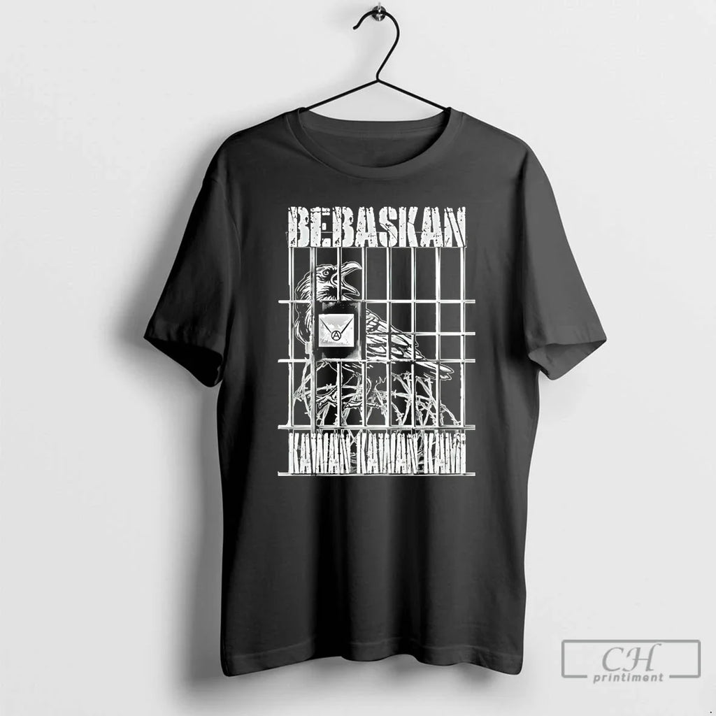 Classic Bebaskan Kawan Kami T Shirts