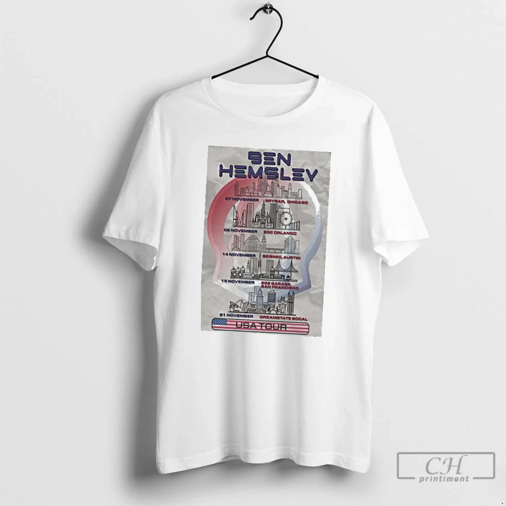Classic Ben Hemsley American Tour 2025 T Shirts